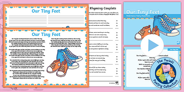 'Our Tiny Feet' Transition Poem & Resources - Year 6 Leavers